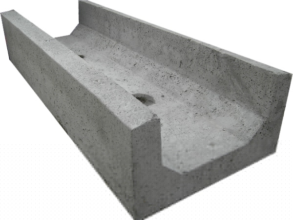 Canalette in cemento da L200x74xh42xSp12 cm